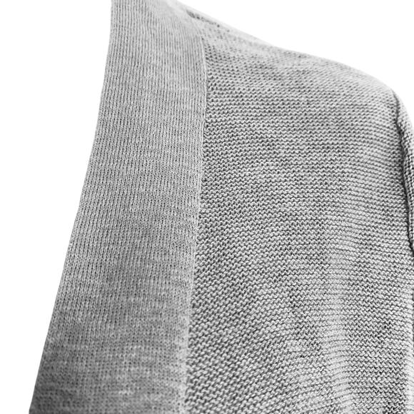 J Crew Womens Knit Open Cotton Gray H9492 Bell Sleeve Cardigan Sweater sz XS - Picture 6 of 16